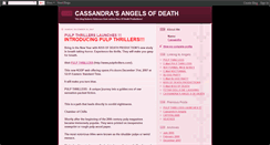 Desktop Screenshot of cassandrasangelsofdeath.blogspot.com