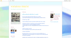 Desktop Screenshot of missvmarie.blogspot.com