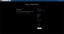 Desktop Screenshot of hollywetlove69.blogspot.com