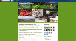 Desktop Screenshot of conhecendoacaatinga.blogspot.com