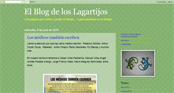 Desktop Screenshot of elblogdeloslagartijos.blogspot.com