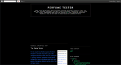 Desktop Screenshot of perfume-tester.blogspot.com