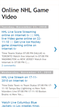 Mobile Screenshot of nhlgamelive247.blogspot.com