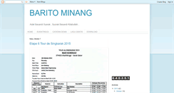 Desktop Screenshot of baritominang.blogspot.com