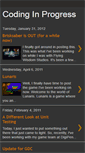 Mobile Screenshot of codingprogress.blogspot.com