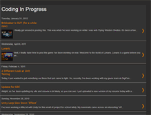 Tablet Screenshot of codingprogress.blogspot.com