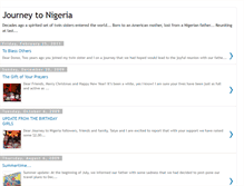 Tablet Screenshot of journeytonigeria.blogspot.com