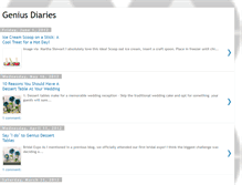 Tablet Screenshot of geniusdesserttables.blogspot.com