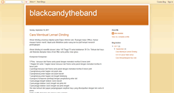 Desktop Screenshot of blackcandytheband.blogspot.com