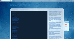 Desktop Screenshot of devaneios-e-desilusoes.blogspot.com