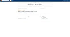 Desktop Screenshot of livehockeyonlinestreaming.blogspot.com