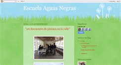 Desktop Screenshot of escuelaaguasnegras.blogspot.com