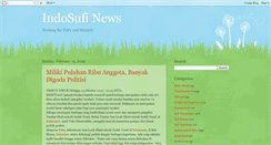 Desktop Screenshot of indosufinews.blogspot.com