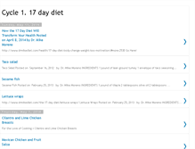 Tablet Screenshot of 17daydietrecipes.blogspot.com