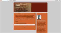 Desktop Screenshot of amistadresearchcenter.blogspot.com