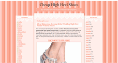 Desktop Screenshot of cheaphighheelshoes.blogspot.com