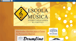 Desktop Screenshot of escolademusicatcg.blogspot.com