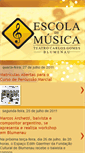 Mobile Screenshot of escolademusicatcg.blogspot.com