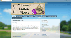 Desktop Screenshot of mommylessonplans.blogspot.com