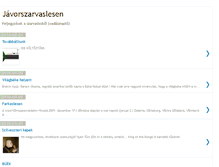 Tablet Screenshot of javorszarvaslesen.blogspot.com