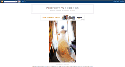 Desktop Screenshot of perfectweddingsinc.blogspot.com