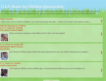 Tablet Screenshot of hishomesponsorship.blogspot.com