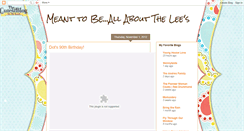 Desktop Screenshot of meanttobethelees.blogspot.com