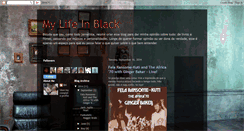 Desktop Screenshot of mylifeinblack.blogspot.com