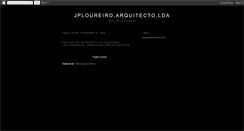 Desktop Screenshot of joaopauloloureiroarquitecto.blogspot.com