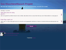 Tablet Screenshot of meinwaschbrettbauch.blogspot.com