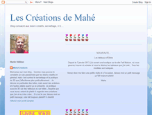 Tablet Screenshot of creationsmahe.blogspot.com