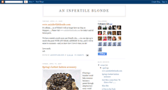 Desktop Screenshot of aninfertileblonde.blogspot.com