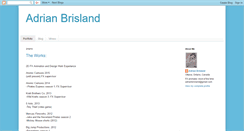 Desktop Screenshot of adrianbrisland.blogspot.com