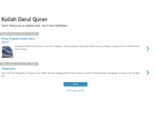 Tablet Screenshot of kuliahdarulquran.blogspot.com