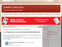 Tablet Screenshot of eldiariocorucho.blogspot.com