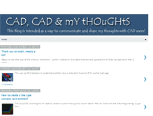 Tablet Screenshot of cadandme.blogspot.com