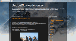 Desktop Screenshot of jonzac-plongee.blogspot.com