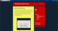 Desktop Screenshot of labandaderonaldmcdonal.blogspot.com