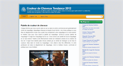 Desktop Screenshot of couleurdecheveuxtendance2012.blogspot.com