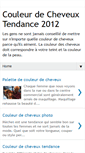 Mobile Screenshot of couleurdecheveuxtendance2012.blogspot.com