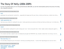 Tablet Screenshot of mynameisnelly.blogspot.com