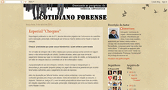 Desktop Screenshot of cotidianoforense.blogspot.com