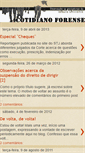 Mobile Screenshot of cotidianoforense.blogspot.com