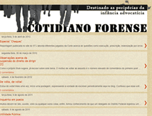 Tablet Screenshot of cotidianoforense.blogspot.com