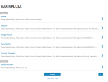 Tablet Screenshot of karirpulsa.blogspot.com