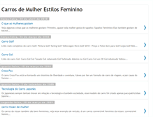 Tablet Screenshot of carrosdemulher.blogspot.com