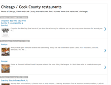 Tablet Screenshot of chicago-restaurants.blogspot.com