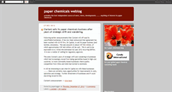 Desktop Screenshot of paperchemicalinsight.blogspot.com