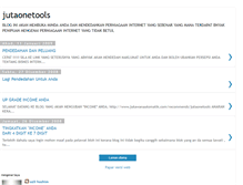 Tablet Screenshot of jutaonetools.blogspot.com