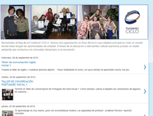 Tablet Screenshot of fundacionciclo.blogspot.com